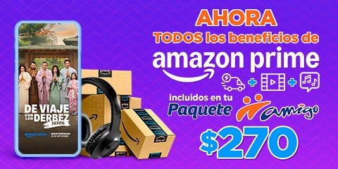 Paquetes Amigo Sin Límite $270 Incluye Prime Video paquetes amigo sin limite de telcel a partir de 270 pesos incluye suscripcion prime video