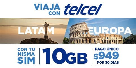 Compra Paquetes América Latina y Europa 10GB contrata ya mismo tus paquetes america latina y europa y viaja tranquilo esta temporada