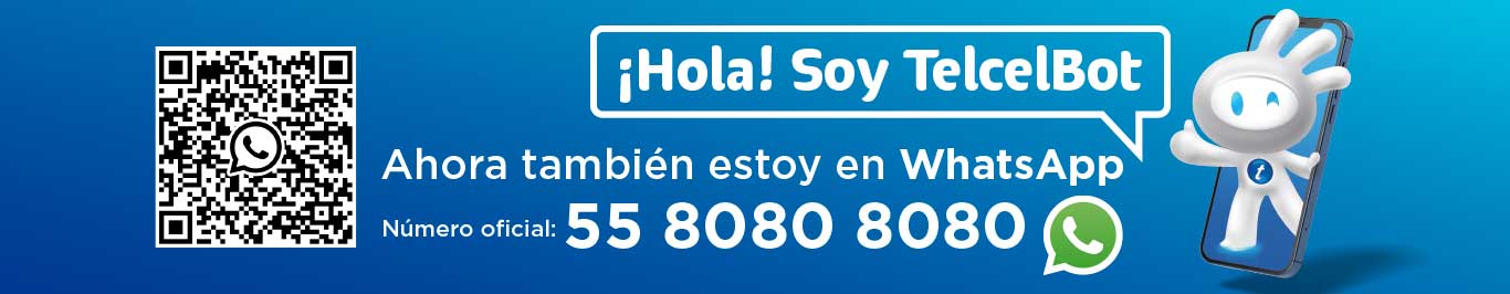 Telcel Bot te está esperando ahora en WhatsApp conócelo no te puedes perder la oportunidad de ser atendido por telcel bot desde whatsapp conocelo